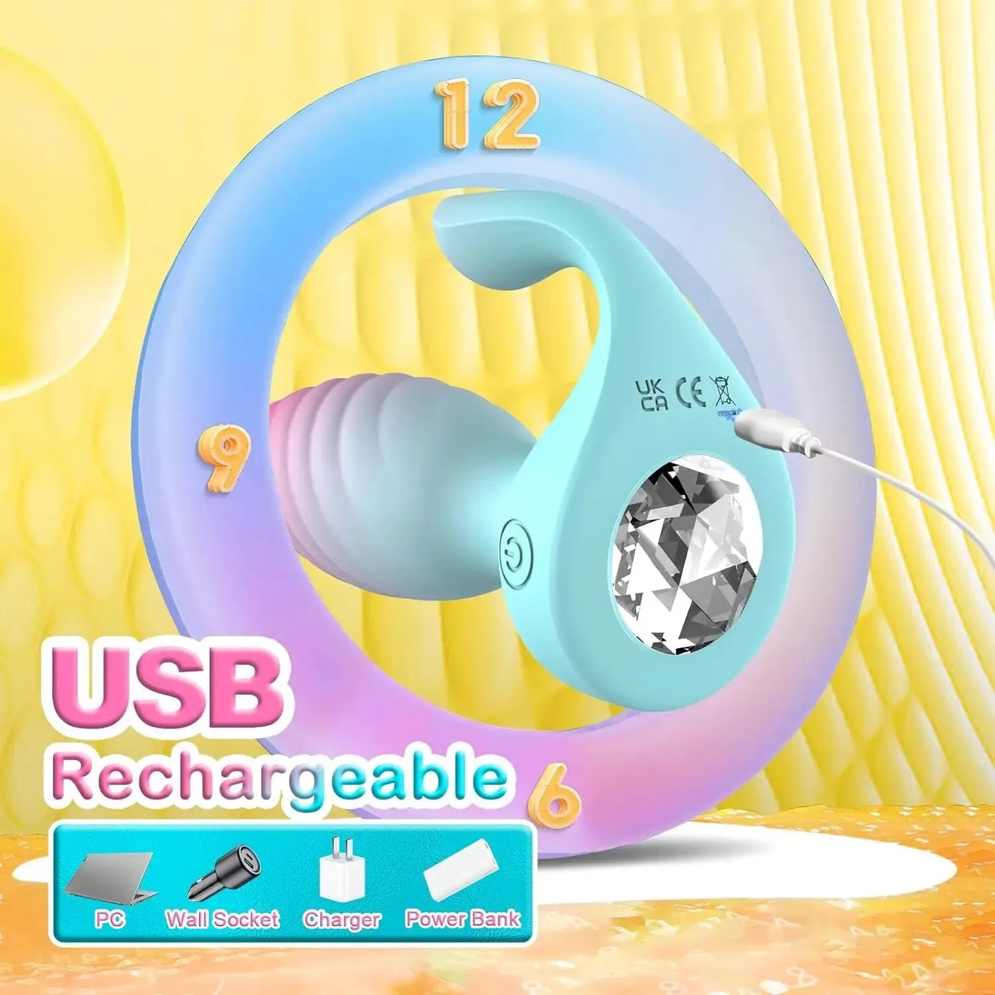 2 in 1 Anal Plug Vibrator Clitoris Stimulator Adult Dual Motors Anal Toys Remote Control Vibrating Butt Plug Sex Toys for Women