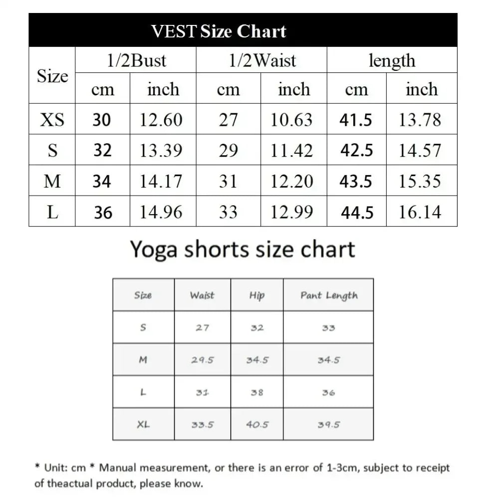 NEW Arrivals 2PCS Set 10 Colors Girls Yoga Gym Set Women's Strap Vest & Shorts Resistance Training Seamless Halter Tank Top Scrunch Butt Lifting Gym Shorts Set