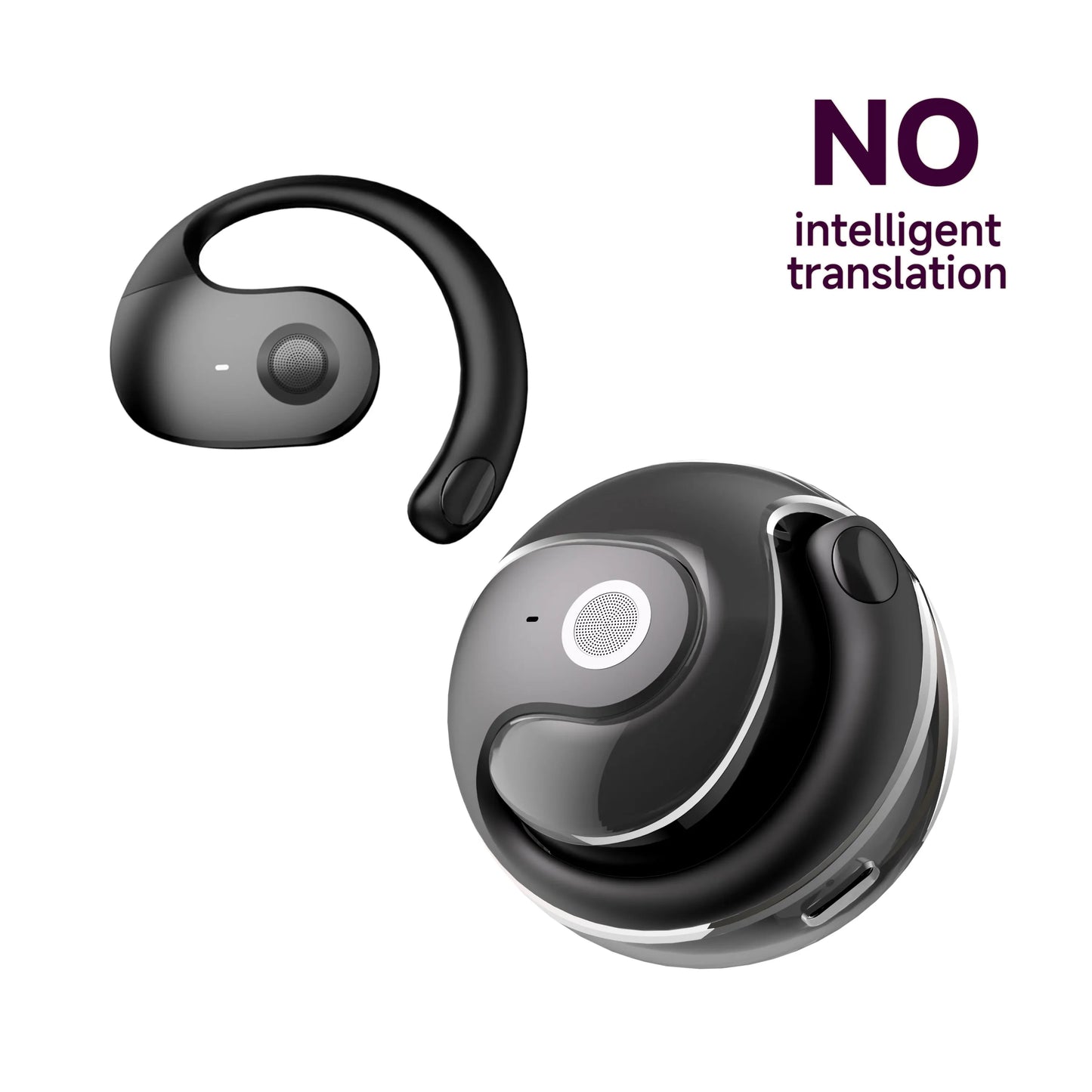 NEW Arrivals Portable Ai Translator Headphones 144 Languages Real Time Translation Bluetooth 5.3 headset Wireless Earbuds for Business Study Abroad Travel Sports Earbuds