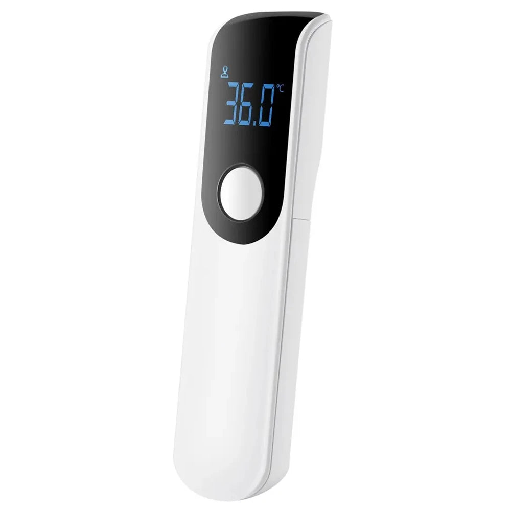 NEW Arrivals 2PCS Set Medical IR Fever Thermometer Digital Ear Thermometer Child Adult Non-Contact Body Temperature or Mini Oximeter Blood Oxygen Tool Health Care Supplies