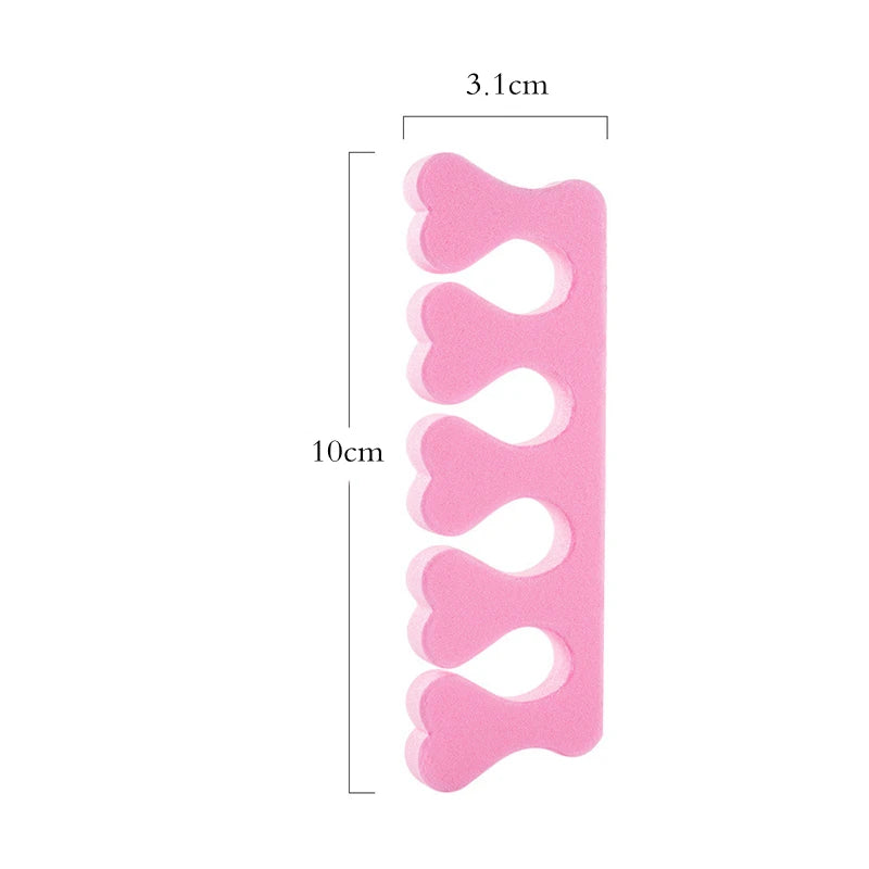 NEW Arrivals 200/400PCS Set Nail Art Toes Separators Soft Sponge Fingers Foot Gel UV Polish Coating Painting Manicure Pedicure Tools Foam Women Cosmetic Accessories Manicure Pedicure Supplies