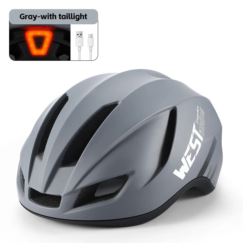 NEW Arrivals 14 Colors Bicycle Helmet Lightweight LED Lights Pneumatic Bike Helmet Men Women MTB Mountain Road Ciclismo Cycling Helmets Safety Cap Sports Cycling Accessories