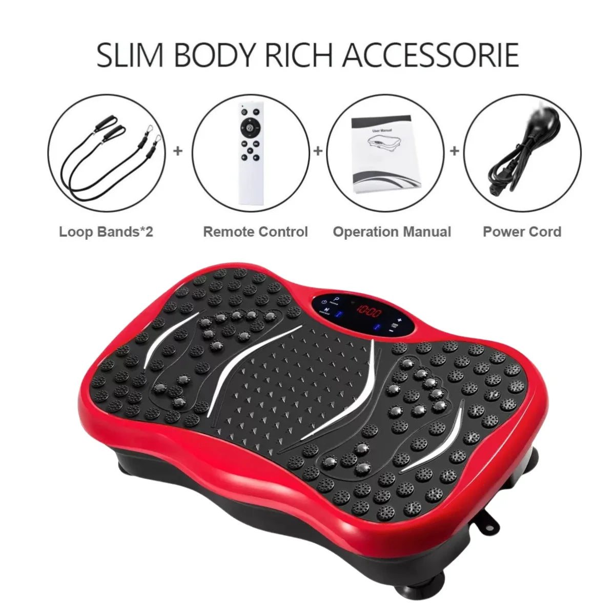 NEW Arrivals Top Quality Vibration Plate Exercise Machine,300-400 Lbs Capacity, Full Body Workout Vibration Platform for Lymphatic Drainage Home Training Exercise Yoga Weight Loss Toning Equipment