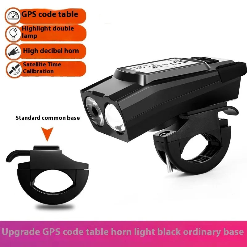 NEW Upgrade GPS Wireless Code Table Speaker 5000 mAh 1000 Lumens Light Three in One Five-Star Positioning Long Endurance High Brightness Riding Equipment