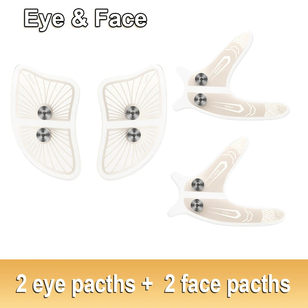 NEW EMS Facial Eye Massager Electric with Remote Control Muscle Stimulator Facial Massagers Beauty Eyes Face Lifting Fatigue Relief Women Skin Care Supplies