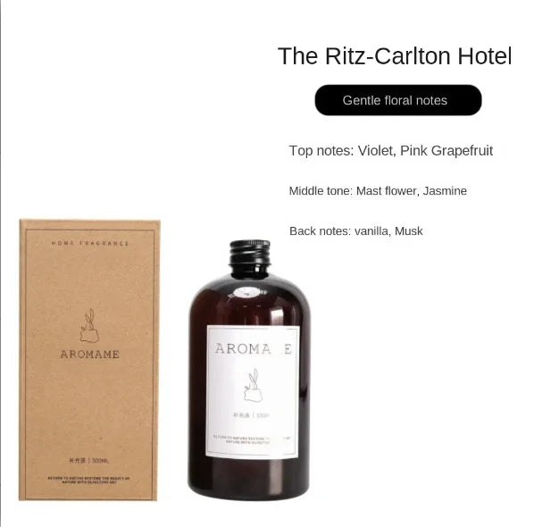 NEW Arrivals 1000ml Burj Al Arab Reed Diffuser Oil Hilton Shangri-La Hotel Lasting Aromatherapy Fragrance Replacement Essential Oils for Home SPA Office Living Room Korean Perfumes