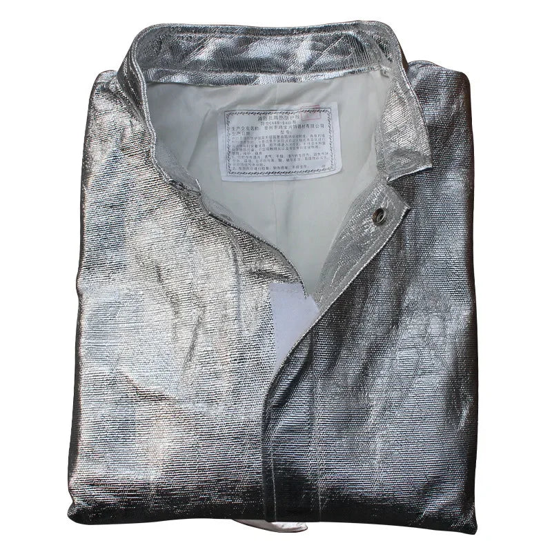High Heat Resistant and Anti-radiation heat Aluminized Suit Fireproof Clothes 1000℃