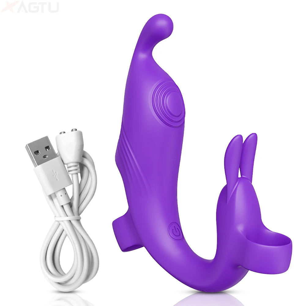 NEW Arrivals Finger Vibrator Masturbation Sexy Adult Female Couple Clitoris Penetration Vagina Vibration Stimulator Dildo Vibrator Adult Toys