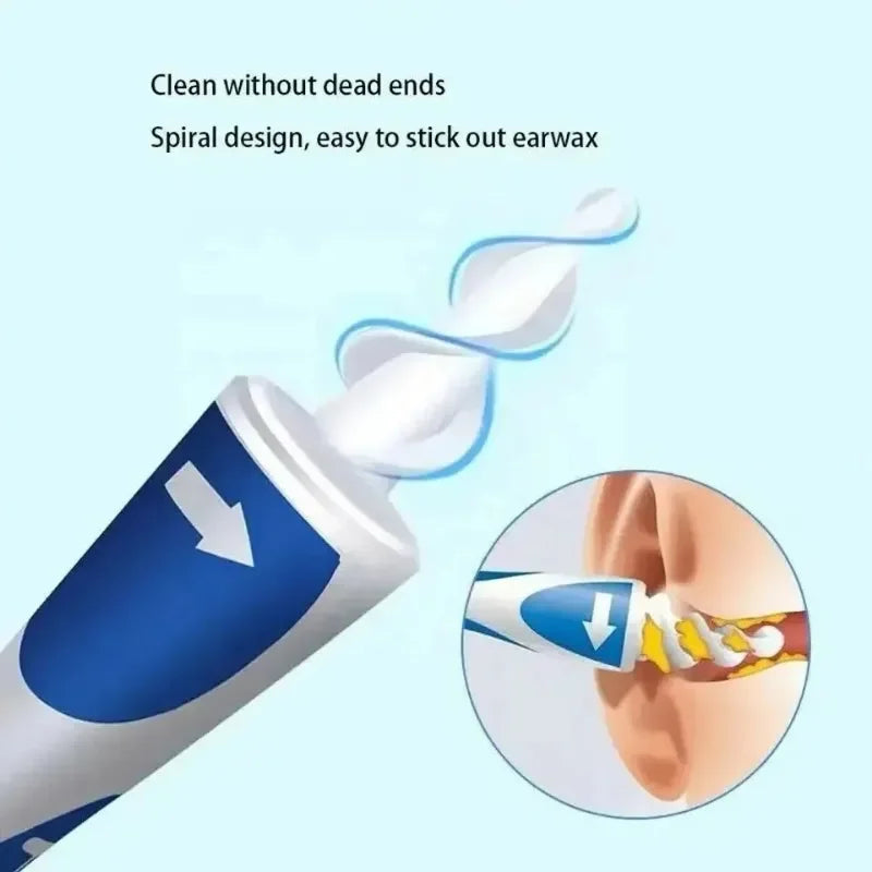 NEW Arrivals Adults/Children Ear Wax Remover Tool Ear Cleaner With Soft Silicone 16 Replacement Tips Simply To Grab Extract Earwax Sets
