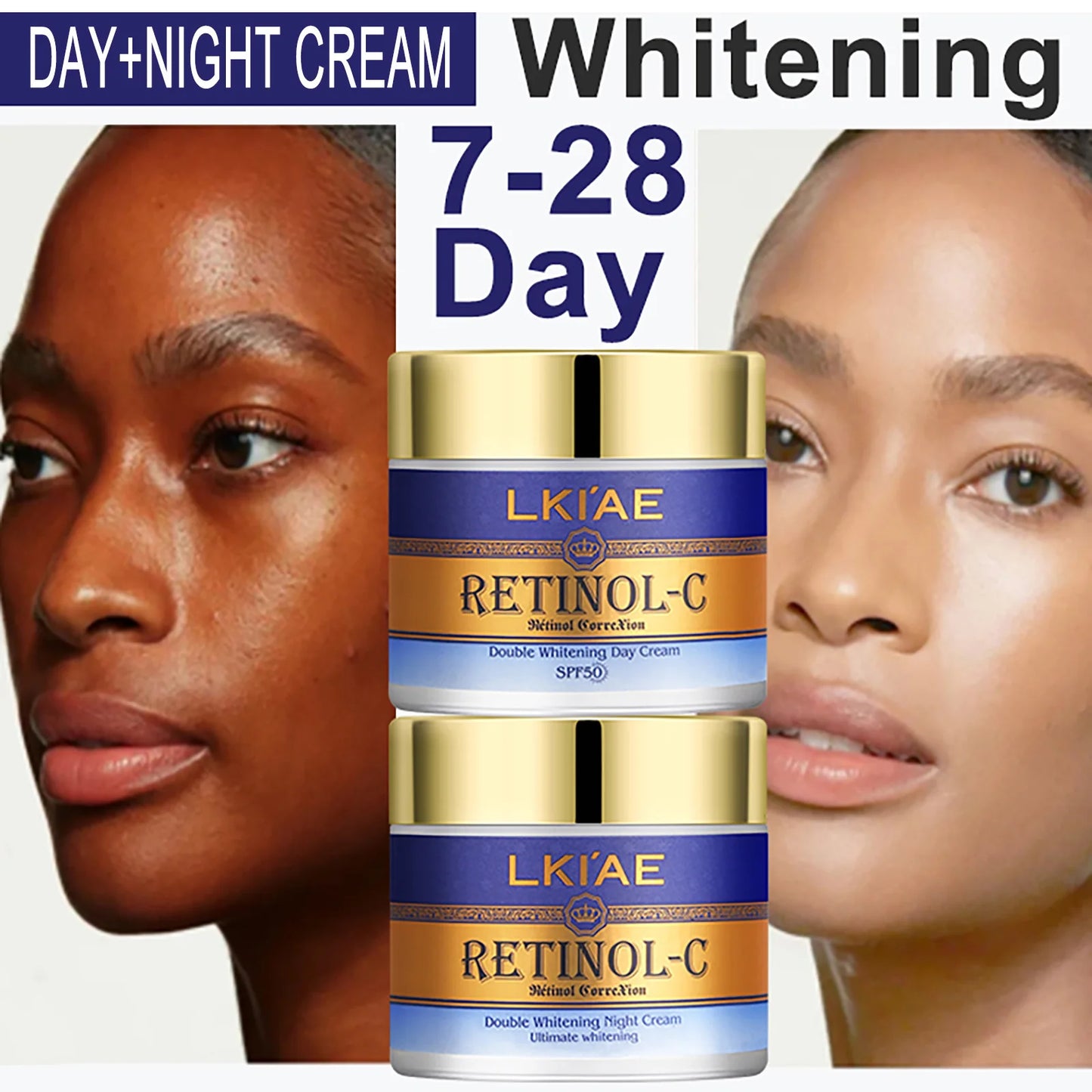 NEW Arrivals 5PCS Set Korean Set Retinol Natural Carrot Oil Shea Butter Facial Deep Cleanser Set Lightening Full Body Korean Cosmetic Set Korean Skin Care Products