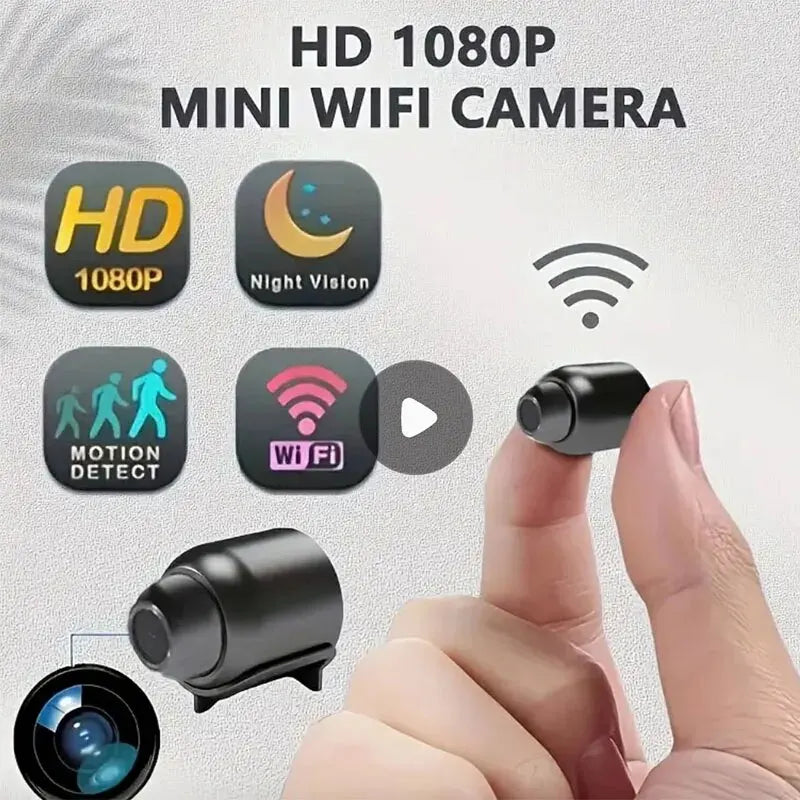 1080P HD Mini WiFi Camera Indoor Safety Security Surveillance Baby Monitor Night Vision Camcorder IP Cam Audio Video Recorder