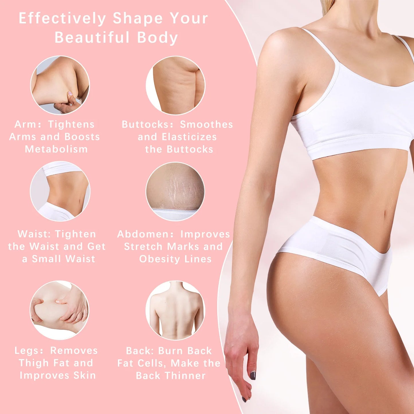 NEW Arrivals Abdomen Electric Massage Device Deep Tissue and Cellulite Remover Massager for Belly Legs Arms Body Sculpting Machine Fat Burner Slimming Equipment