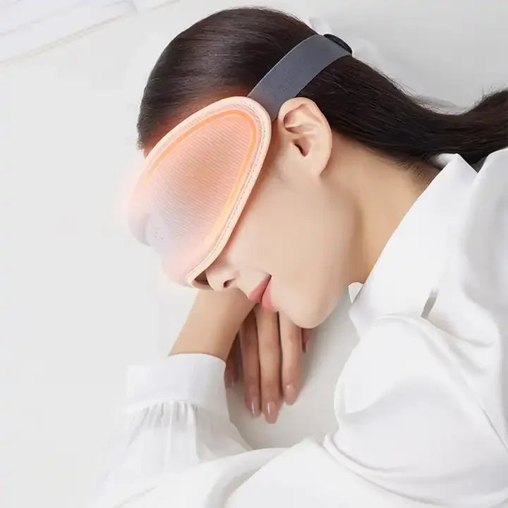NEW Arrivals Japanese Eye Massager with Heat, Smart Eye Massager for Migraines,6 Modes ,Heat Compression Eye Massage, Heated Eye Massager Foldable