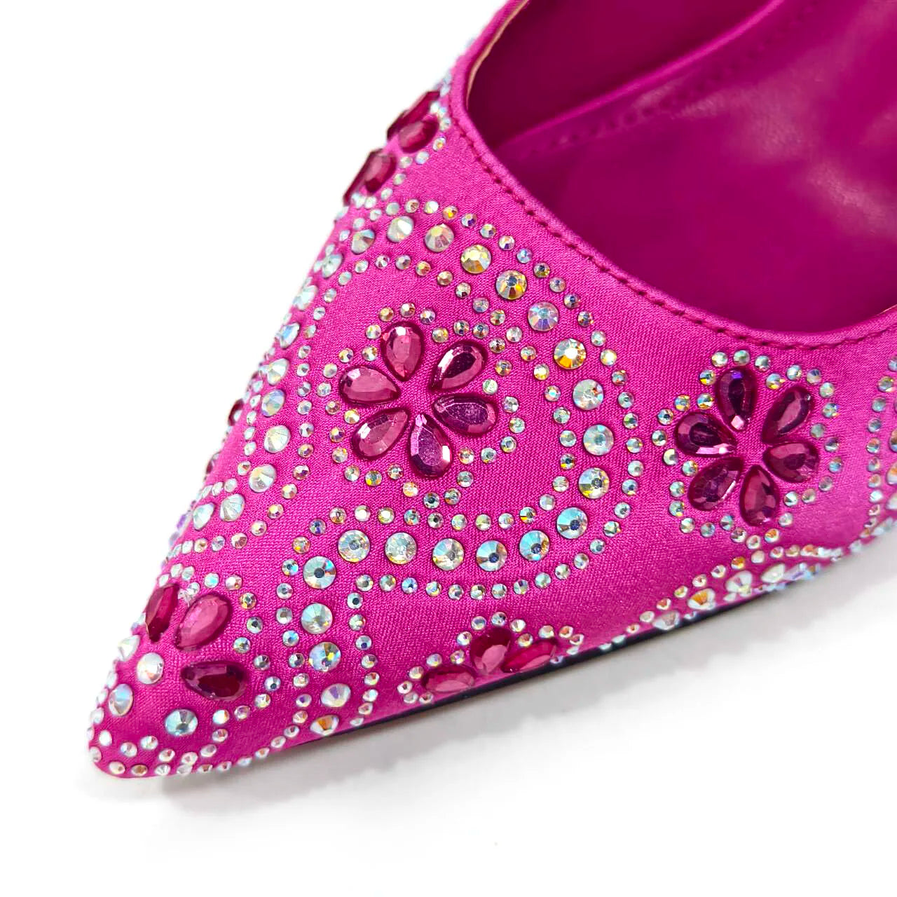 Newest 8 Colors INS Style FUCHSIA Color Elegant Low Heels Nigeria Popular Design African Ladies Shoes And Bag Set for Wedding Birthday Party Night Business Dinner Ladies Luxury Fashion Apparel Accessories Shoes Products