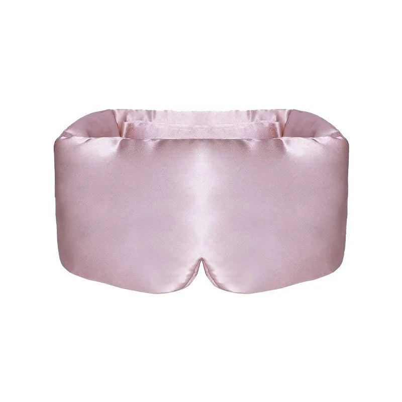 NEW Arrivals 5 Colors Silk Sleep Mask for Eye Cover Sleep Soft Pressure Less Sleeping Mask Eye Skin Anti Wrinkles Adjustable Wide SMYZ003 Outdoor Travel Airplane Hotels