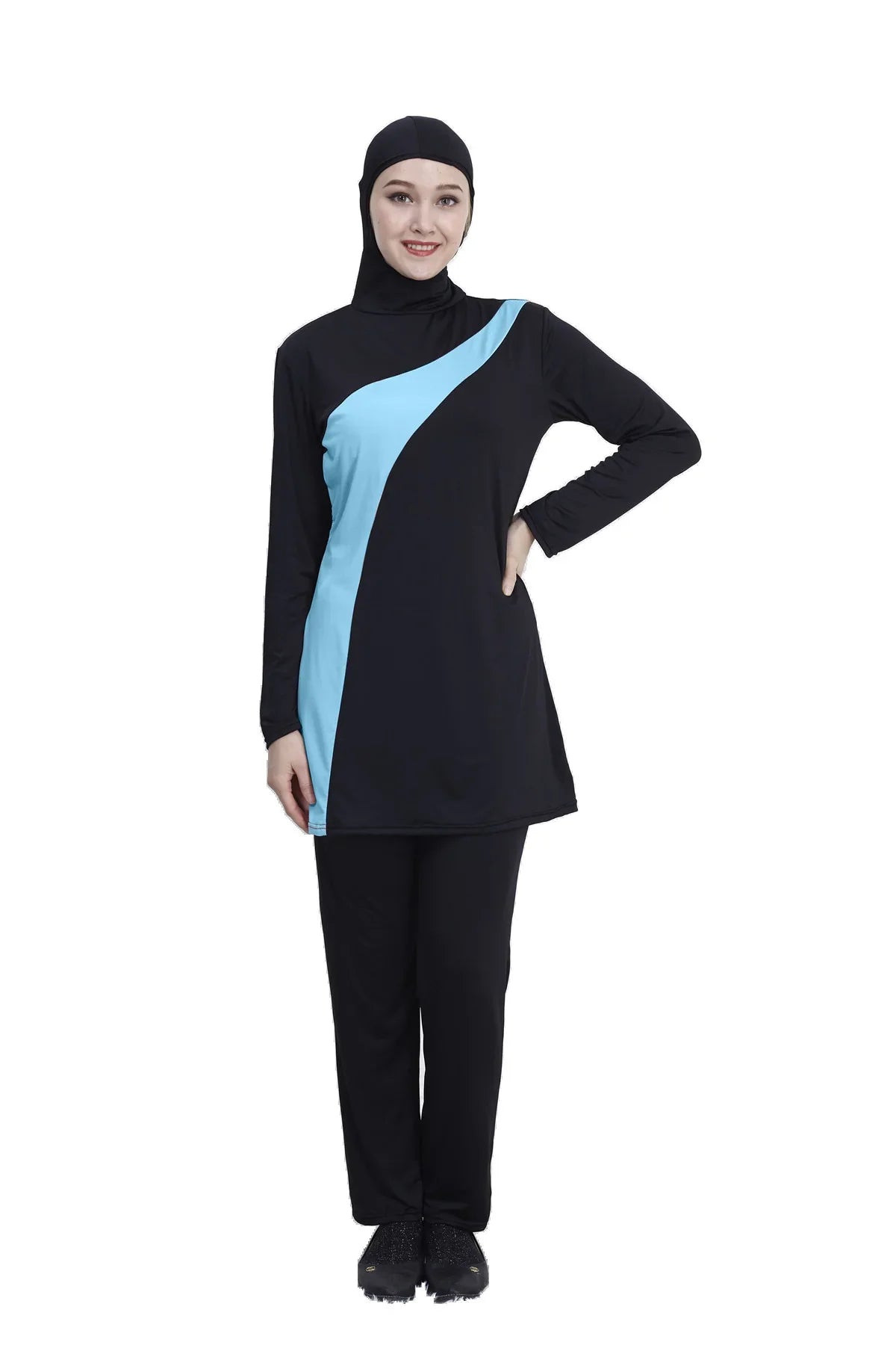 S-5XL PLUS SIZE Muslim Swimsuit Islamic Women Conservative Bathing Burkini Suit Full Cover Beach Swimwear Hijab Swimsuit Burkinis Modest Swimwear Burkini Algerian Dubai Islamic Apparel Supplies