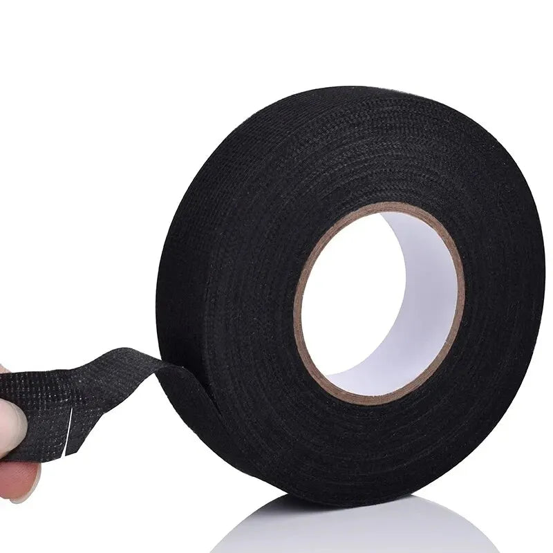 NEW Arrivals 15 Meter Heat-Resistant Flame Retardant Tape Coroplast Adhesive Cloth Tape For Home Garage Car Cable Harness Wiring Loom Protection