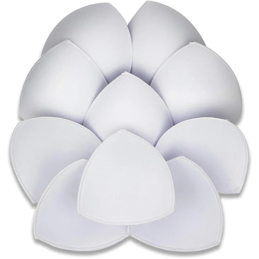 NEW Arrivals 3-6 Pairs Set 3 Colors Soft Bra Pads Inserts Removable Bra Pad for Women Breast Push Up Enhancer Bra Pad Sports Bras Cups Insert Bikini Swimsuit Lift-Up Pads