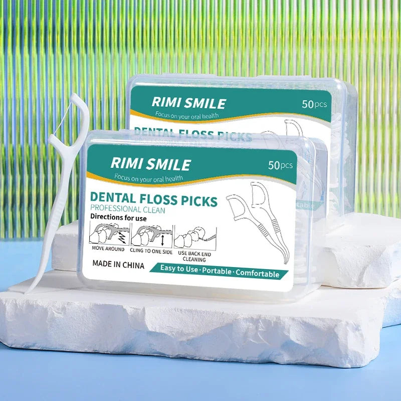 NEW Arrivals Bulk 300/1000PCS Set Dental Floss & Toothpicks Disposable Oral Care Kit Teeth Cleaning Supplies Travel-Friendly Health Care Hygiene Accessories