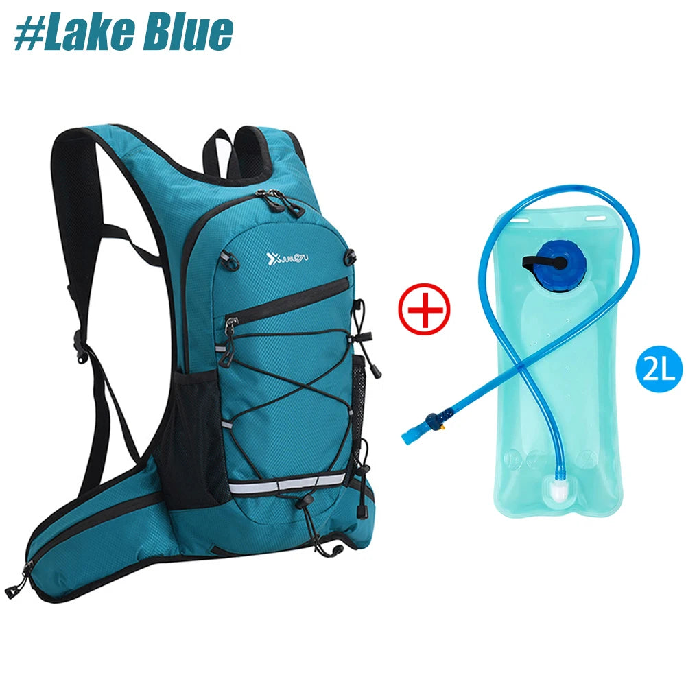 NEW Arrivals 3PCS Set Women Men Outdoor Travel Trail Running Hiking Climbing Camping Cycling Ultralight Backpack Hydration Jogging Vest Breathable Marathon Bicycle Bag Water Bottle 500ML