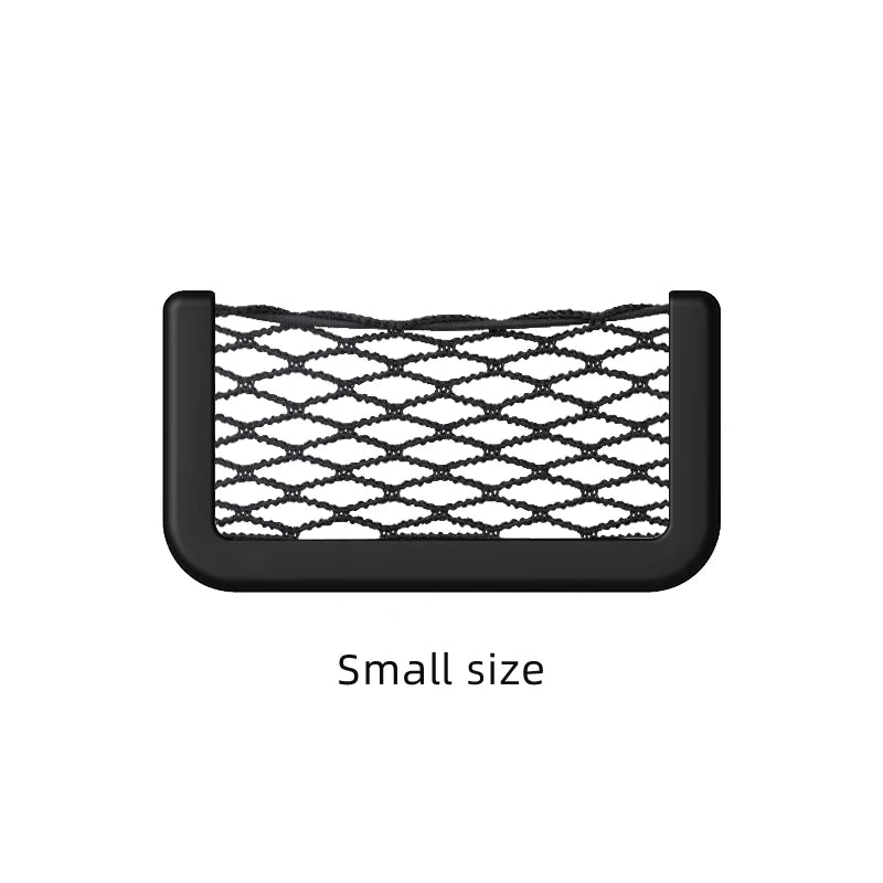 Universal Car Organizer Mesh Bag Elastic Wallet Mesh Phone Holder For Mercedes BMW Toyota Corolla Prius Yaris Rav4 CHR Aygo Hilux Raize Camry Cars Interior Accessories
