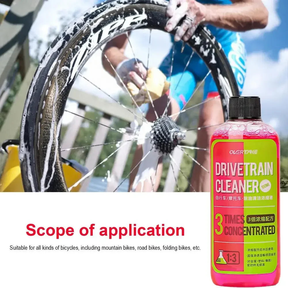 NEW 100ml Bike Drivetrain Korean Cleaner Bicycle Chain Cleaning Maintenance Liquid Degreaser Spray Bike Chain Cleaner Bicycle Degreaser Cleaning Accessories