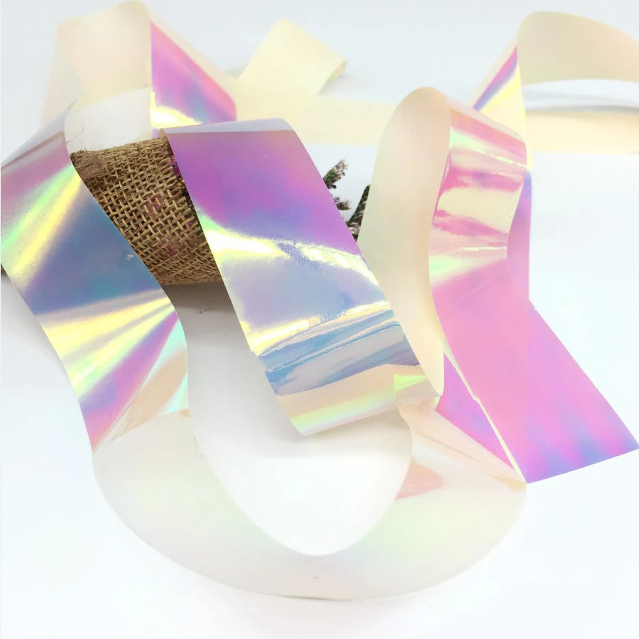 15 Sheets Starry Sky Laser Nail Foils, Colorful Shimmer Rainbow Effect for Nail Art DIY Manicure Decoration
