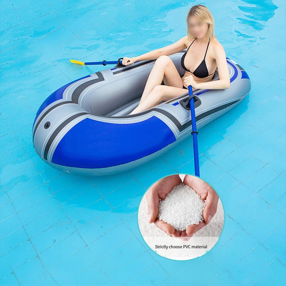 NEW 2 Persons Boat Spot Inflatable Boats Water Inflatable Boats Kayaks Inflatable Toys Double-Layer Convenient Inflation Seams Fishing Boats Summer Beach Boats