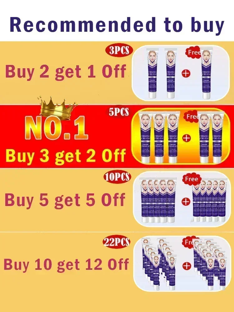 Korean Effective V-Shape Face Lifting Facial Cream Lift Up V Double Chin Cheek Firming Anti Wrinkle Beauty Skin Care