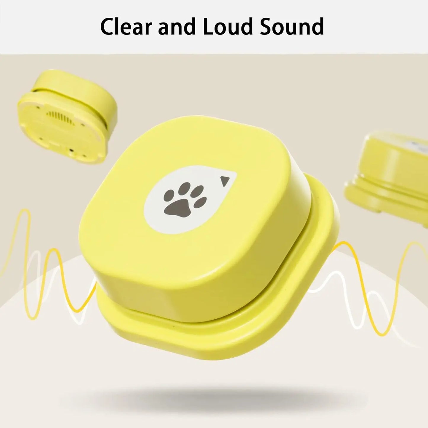 Voice Recording Button Set Pet Toys Dog Buttons for Communication Pet Training Buzzer Recordable Talking Button with Mat