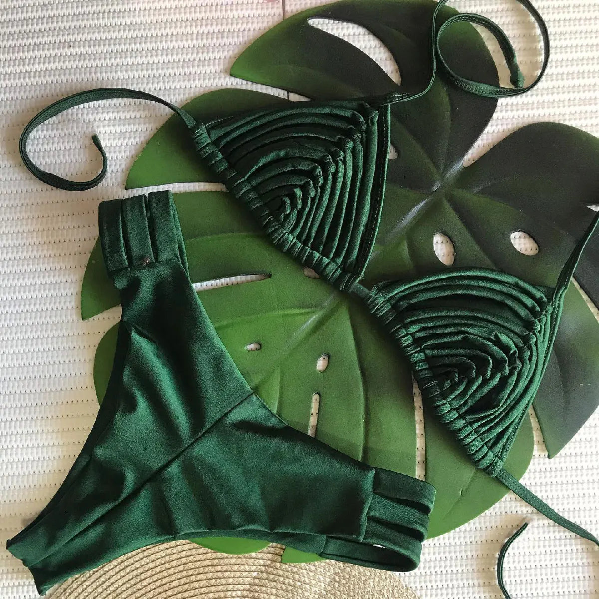 NEW Arrivals Sexy Brazilian Bikini Bandage Stripes Swimwear Women's Swimsuit Set Female Sexy Female Bathing Suit Girls Ladies Sexy Beachwear