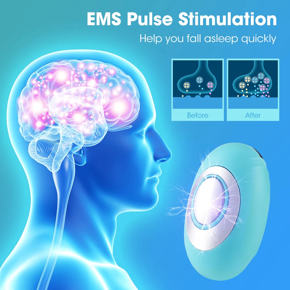 NEW Handheld Sleep Aid Device Help Sleep Relieve Insomnia Instrument Pressure Relief Sleep Device Night Anxiety Therapy Relaxation Instrument