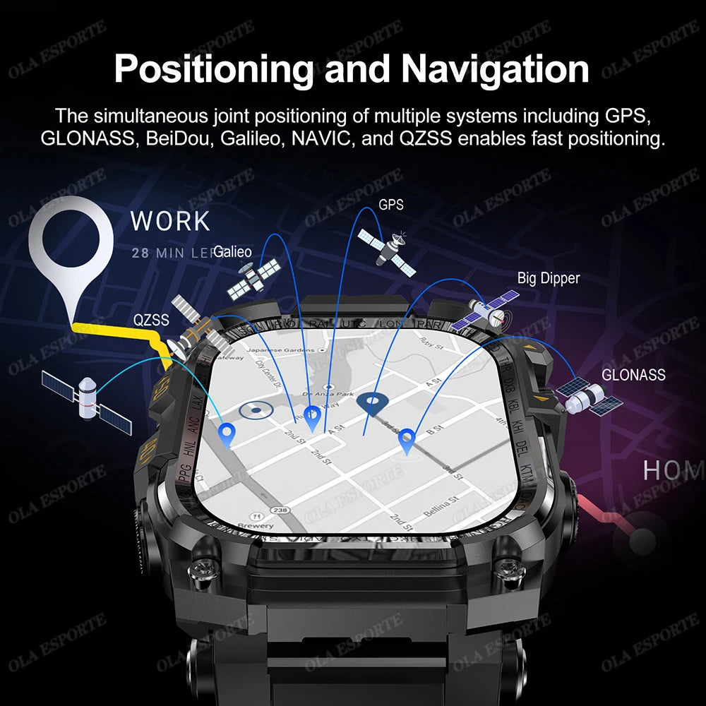 NEW Arrivals Flashlight 4G Android Smart Watch APP Store GPS Tracker 930 mAH Video Chat Rotation Camera Waterproof 4G SIM Card Smartwatch Sports Electronic Supplies