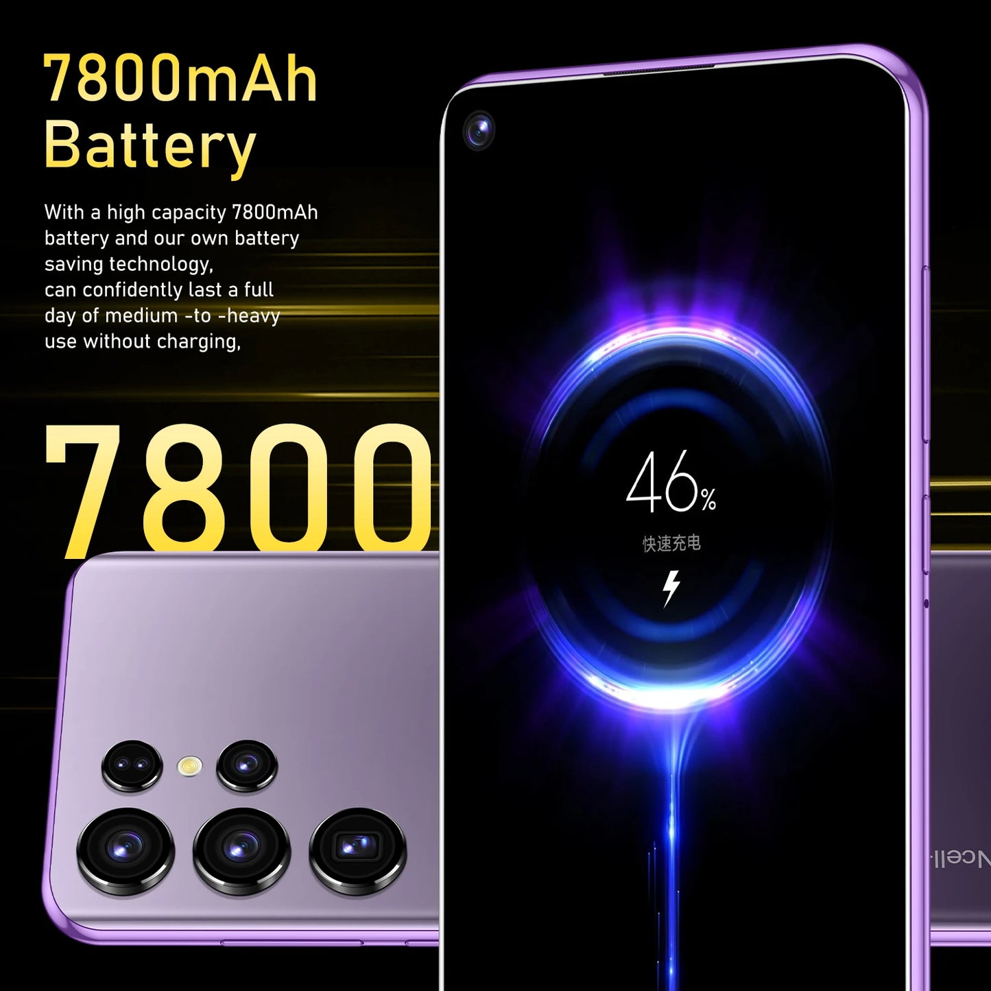 NEW S25 Ultra Smartphone 7.3 HD Screen 16G+1T 6800mAh Android13 Celular 5G Dual Sim Face Unlocked Original Mobile Phone