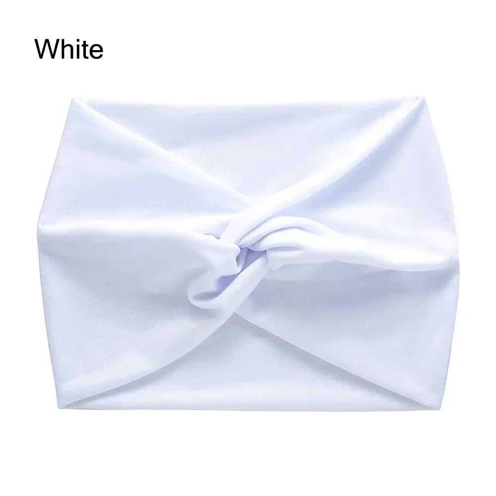 NEW Arrivals 29 Colors/Patterns Sports Bohemian Wide Cotton Stretch Headbands Women Headwrap Yoga Hair Bands Headwear Bandana Twisted Wide Headbands Hair Accessories