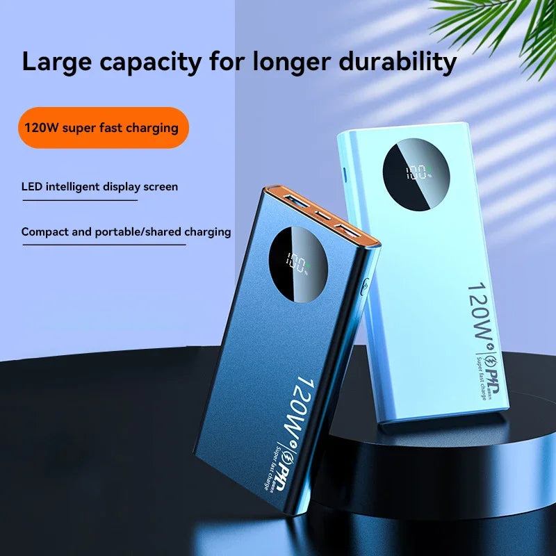 Original Xiaomi 120W 50000mAh High Capacity Power Bank Fast Charging Portable Battery Charger For iPhone Samsung Huawei Mobile Phones Accessories Products Tools Laptops Tablets Computers Electronics Supplies