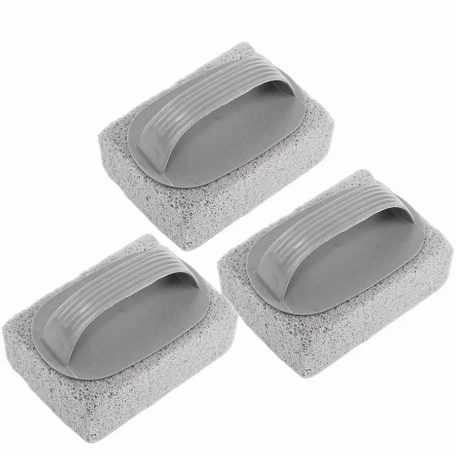 4 PCS Set Multi-Function Pumice Stones Cleaning Brush Pool Tile Calcium Remover Kitchen Sinks Pot Limescale Rust Stain Dirt Removal BBQ Grill Brush Cleaning Supplies
