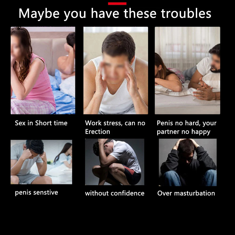 Adult 4pcs 10ml Stud 100 Sex Spray Powerful Sex Delay Products Penis Extender Anti Premature Ejaculation Penis Enlargement Prolong