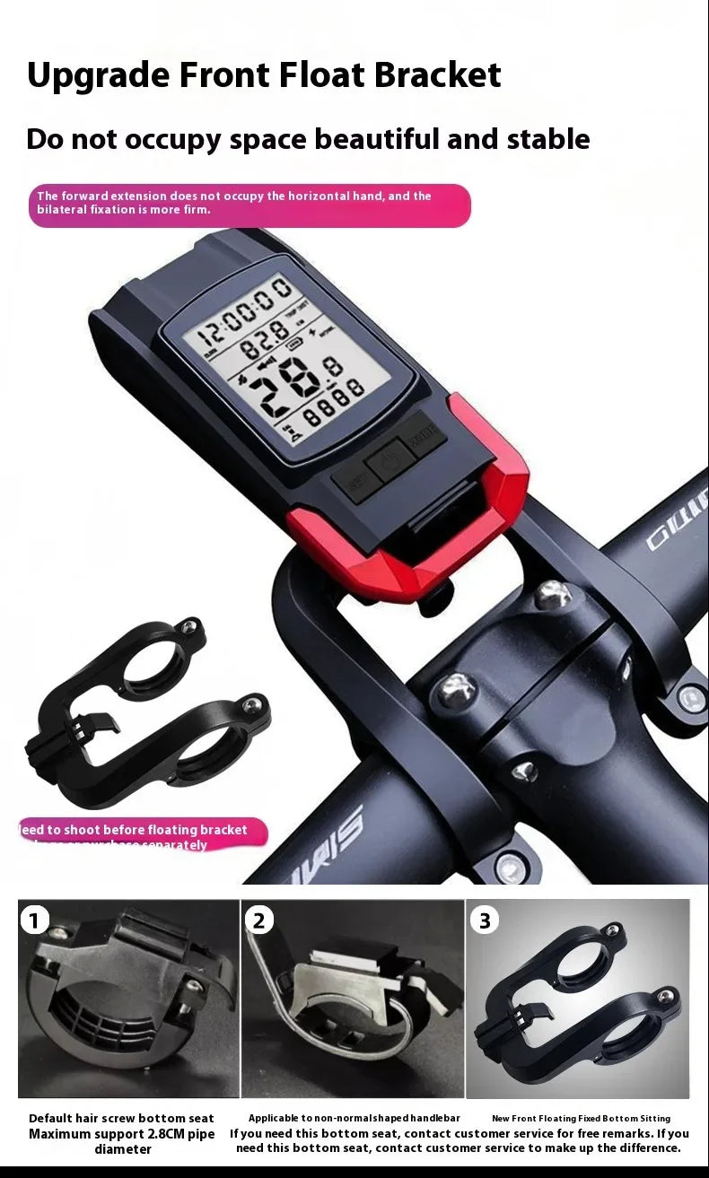 NEW GPS Wireless Code Table Speaker Light 3 in1 Five-Star Positioning 4000mAh Long Endurance High Brightness Riding Equipment Bicycle Accessories