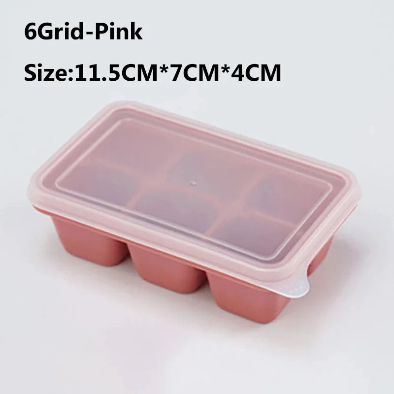 NEW Arrivals 4PCS Set 160 Grid Big Ice Tray Mold Giant Jumbo Large Food Grade Silicone Ice Cube Square Tray Mold DIY Ice Maker Ice Cube Tray for Cocktails
