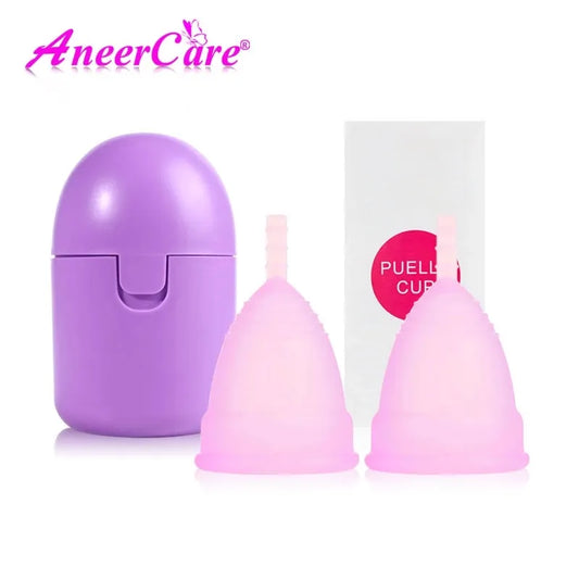 Menstrual cup sterilization kit Reusable silicone cup Menstrual care Menstrual collection menstrual Sterilizer Cup