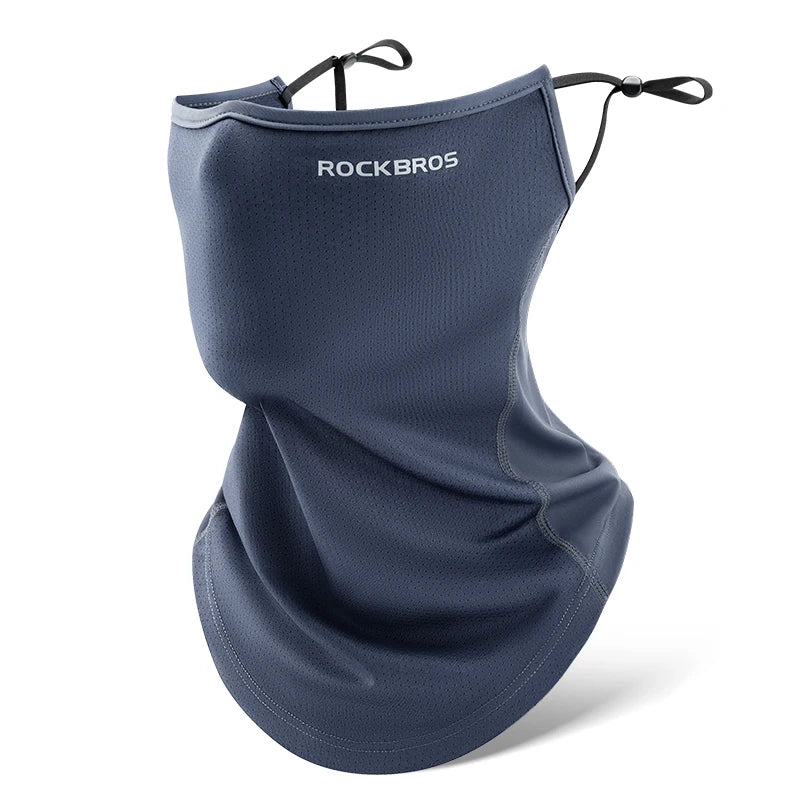 NEW Arrivals Summer Ice Silk Cycling Face Mask Breathable Anti-UV Bike Face Neck Cover Bandana MTB Road Sports Hanging Ear Scarf