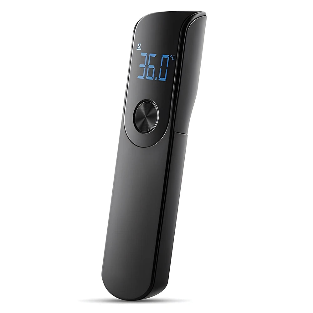 NEW Arrivals 2PCS Set Medical IR Fever Thermometer Digital Ear Thermometer Child Adult Non-Contact Body Temperature or Mini Oximeter Blood Oxygen Tool Health Care Supplies