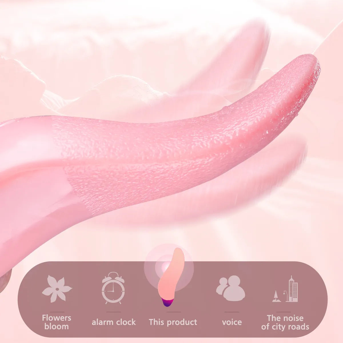 10 Mode Heating Tongue Licking Vibrator Mini Sex Toys for Women Clit Stimulator G-spot Nipple Female Masturbator Couples Product