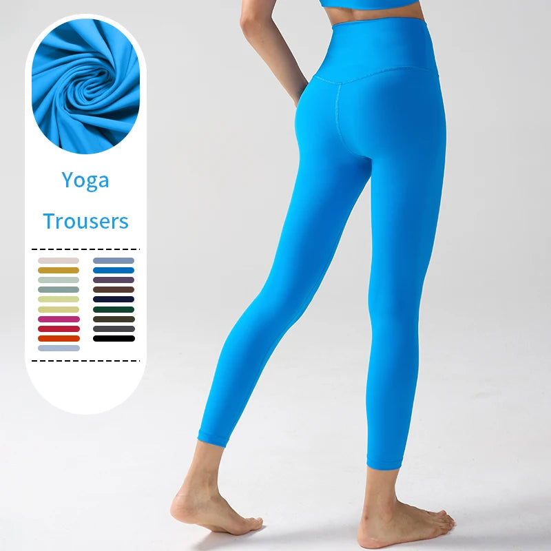 NEW Arrivals S-XL 20 Colors High Waist Naked Feeling Leggings Women Fitness Running Yoga Leggings Pants Energy Gym Tight Leggings Casual Workout Leggings