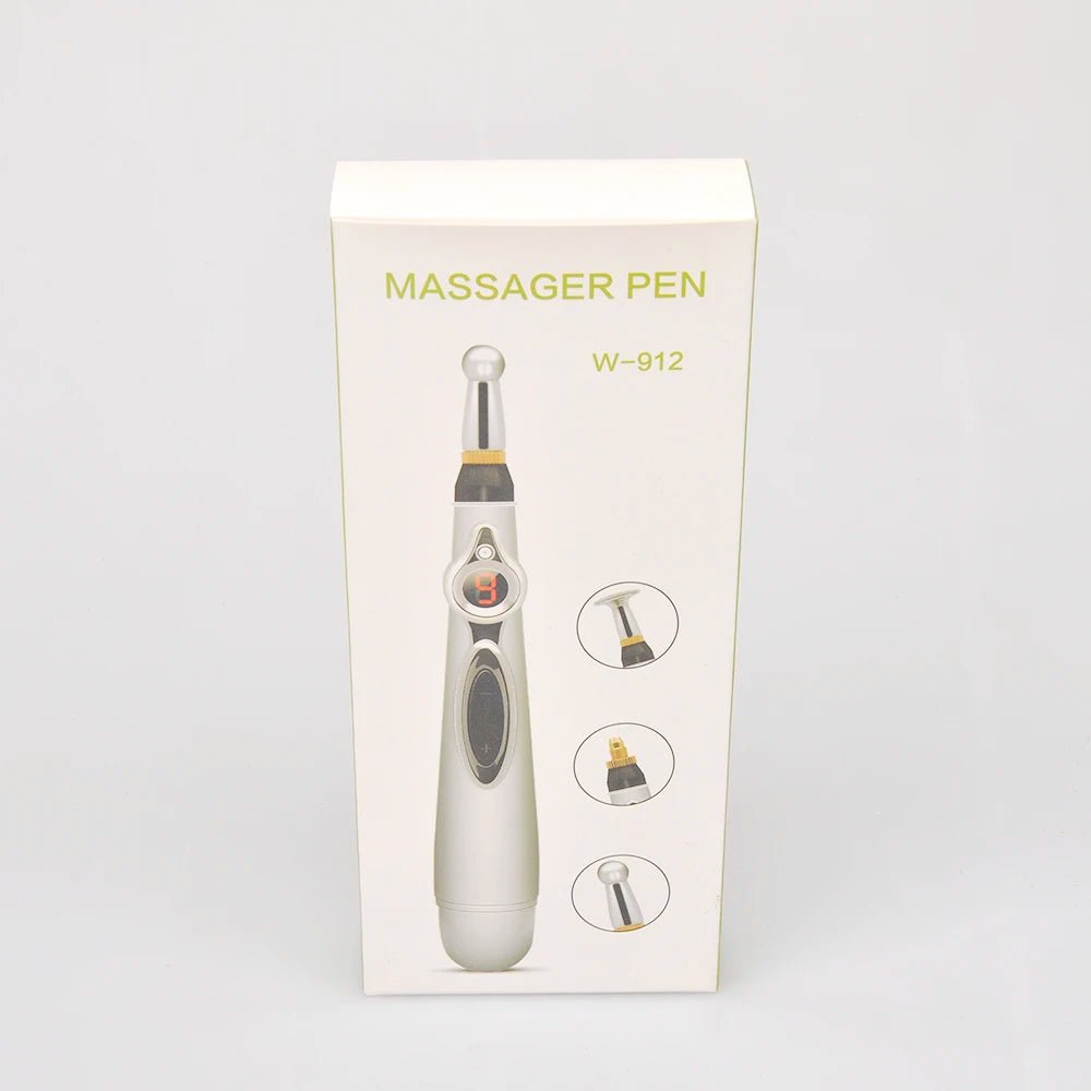 NEW Arrivals Acupuncture Electric Pen Meridian Energy Pulse Massage Pen, Multi-Function Massage Pen Tools for Massage Energy Therapy Pain Relief Health Care Supplies