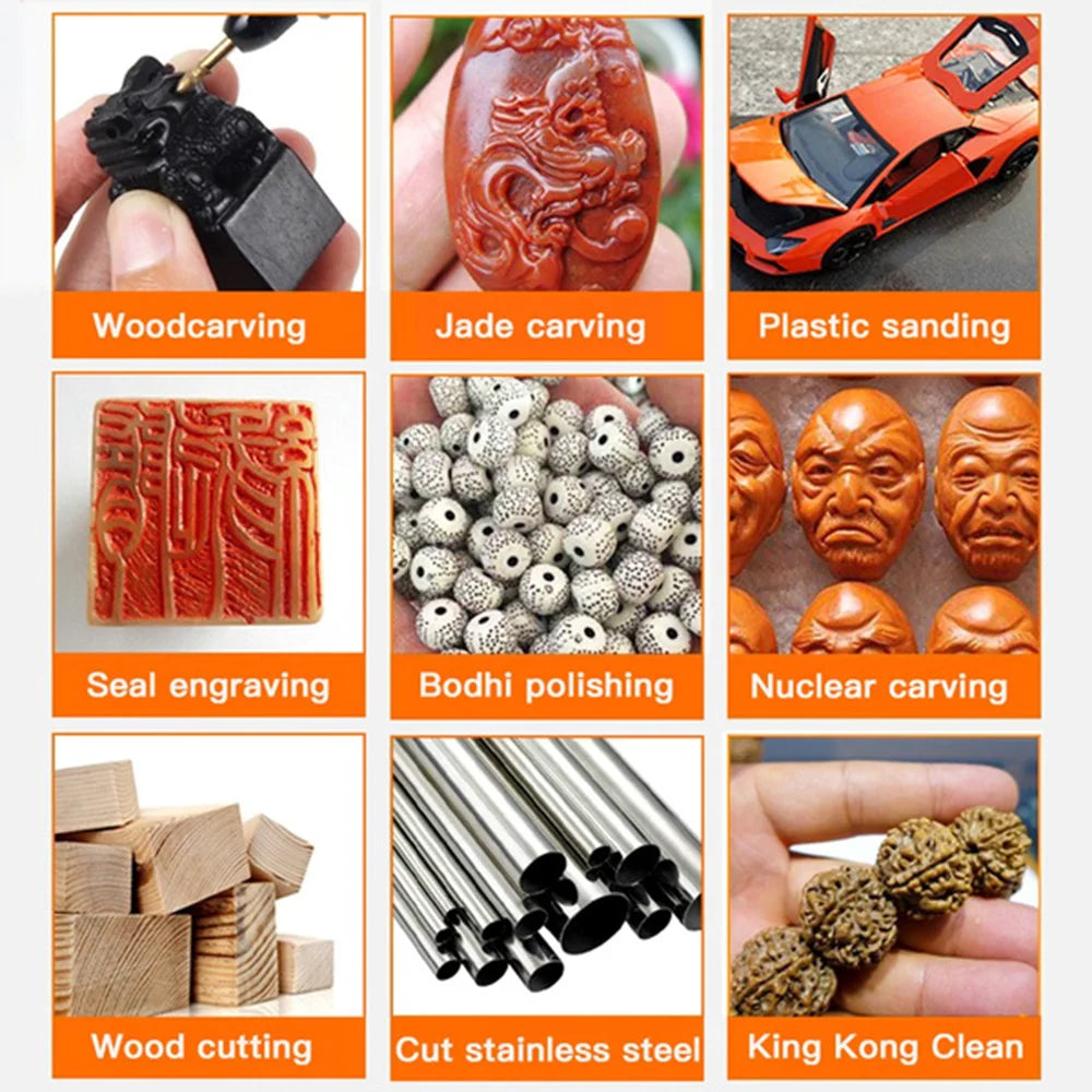 NEW Arrivals 373PCS Set Mini Electric Drill Multi Rotary Tool Accessories Set Grinding Polishing Rotating Polishing Kits For Dremel Accessory