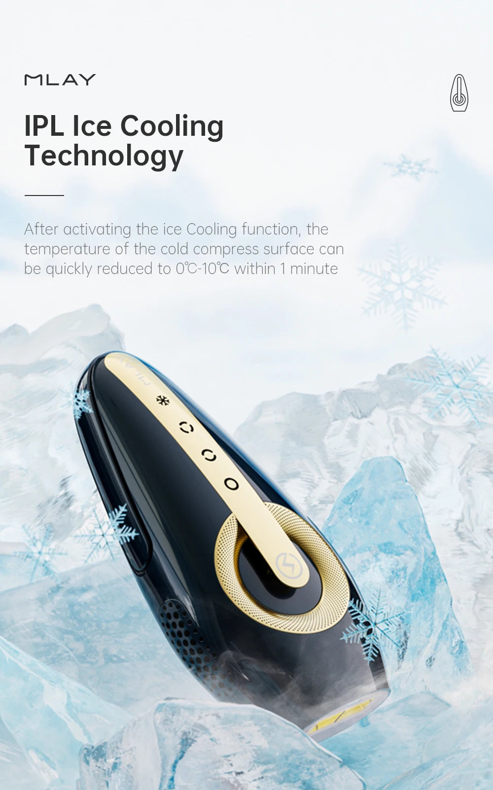 NEW T17 Skin Sensor Laser Hair Removal IPL Epilator ICE Cold Device Mini Portable Body Facial Secret Area Hair Remover Machine For Women Men Skin Hair Care Supplies