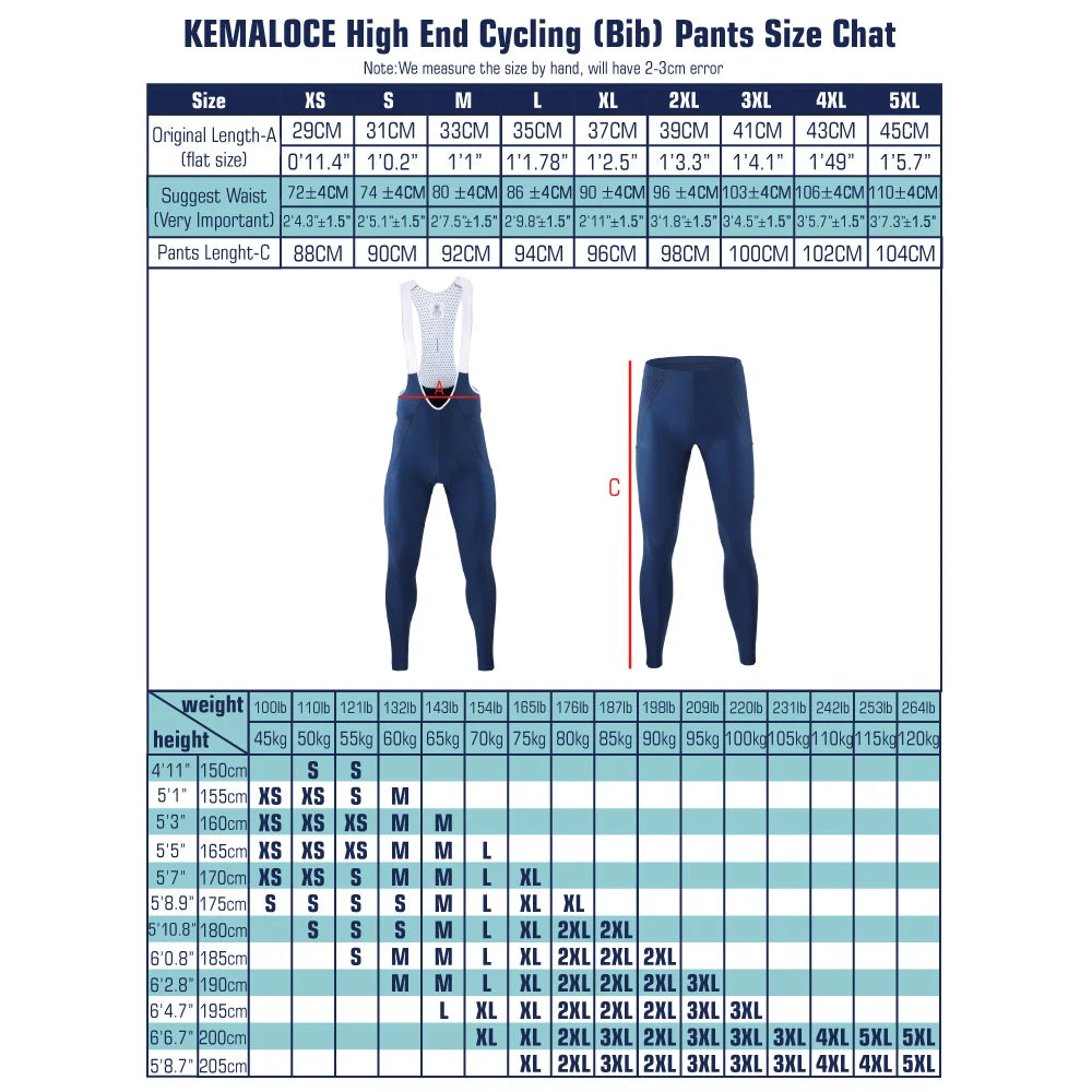 Cycling Long Pants Men Autumn Blue&Grey Gel Pad Reflective Bike Bib Pants Breathable Bicycle Trousers With Rear Pocket