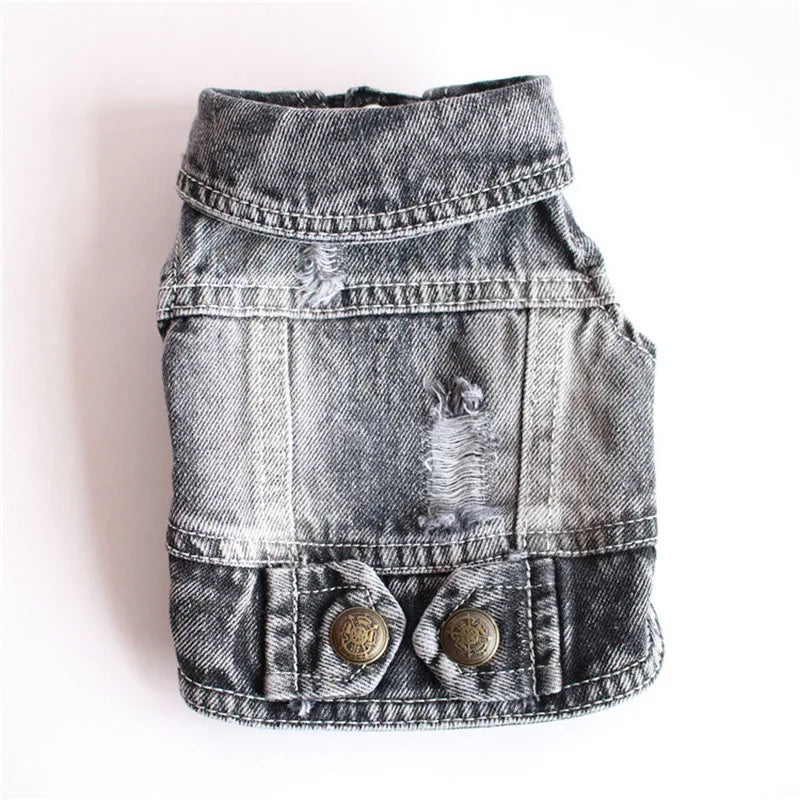 Thin Pet Dog Cool Dog Jeans clothing for Small Medium Dogs Fashion Puppy Clothes Dog Accessories